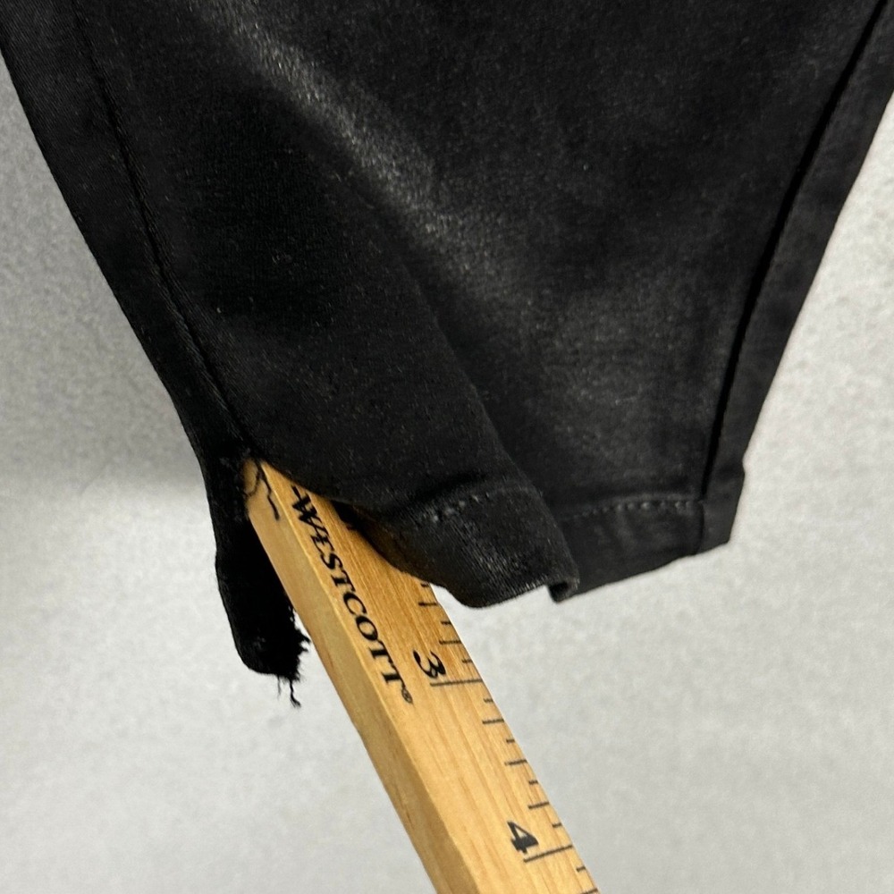 Monfrere Pants Mens 34 Preston Coated Noir Slim Cargo Black Japanese Denim USA - Picture 7 of 11
